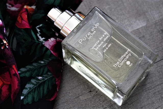 the different company pure eve just pure avis, pure eve avis, parfum mixte, parfum pure eve, pure eve the different company avis, parfum au musc blanc, parfum femme réconfortant, the different company, blog parfum, perfume reviewer