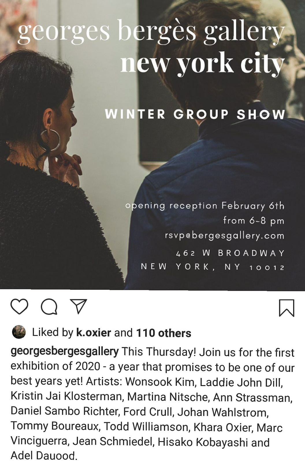 Marc Vinciguerra Fine Arts GROUP SHOW AT BERGES GALLERY NEW