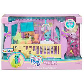 My Little Pony Rainbow Dash Newborn Cuties Playsets Little Rainbow Dash' Room Bonus G3.5 Pony