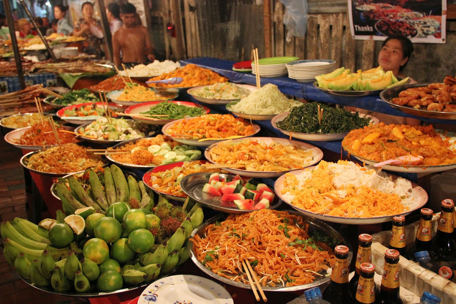 night market Luang prabang