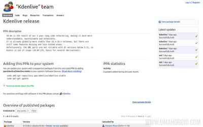 4 Cara Instal Kdenlive di Ubuntu, Linux Mint, dan Elementary OS sebuah aplikasi edit video gratis untuk PC yang dibangun dengan Qt dan KDE Frameworks Lib 4 Cara Instal Kdenlive di Ubuntu, Linux Mint, dan Elementary OS
