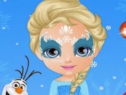 Baby Barbie Frozen Face