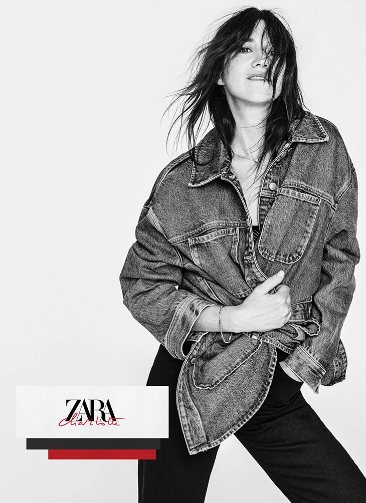 CHARLOTTE GAINSBOURG COLLECTION FOR ZARA