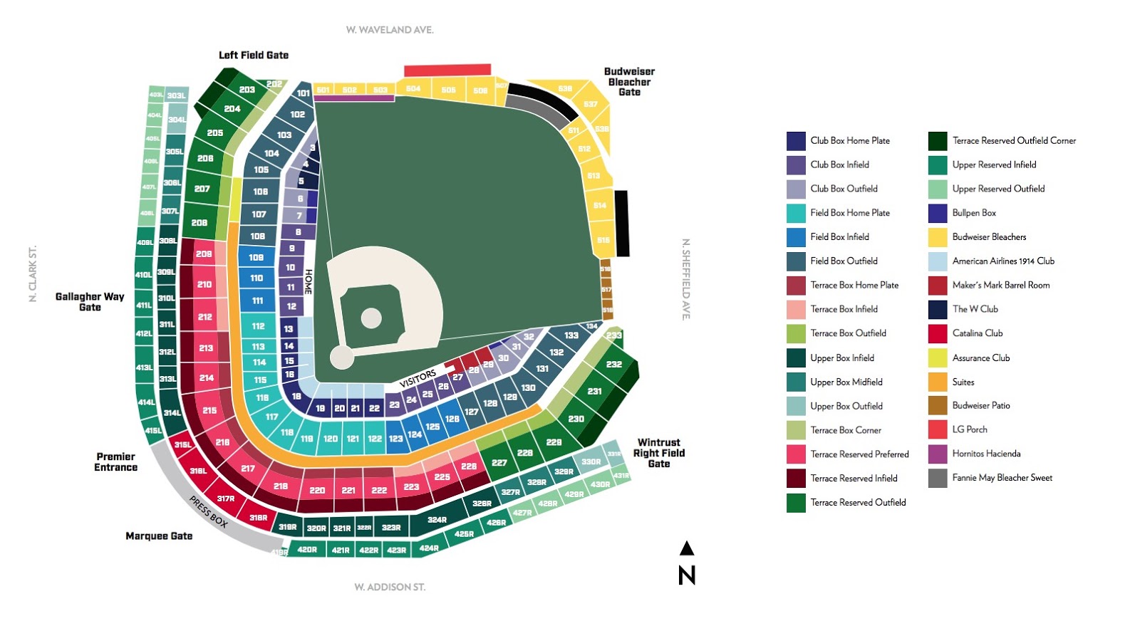 Tinley Park Seating Chart With Seat Numbers