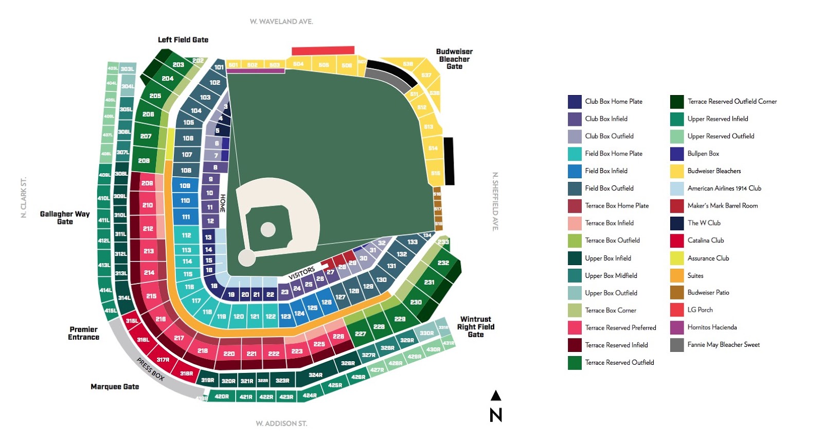 Cincinnati Reds Seating Chart With Seat Numbers