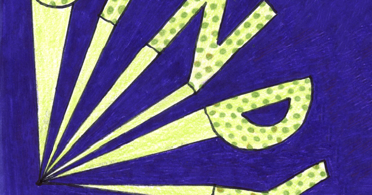 Cindy deRosier My Creative Life Protractor Name Art