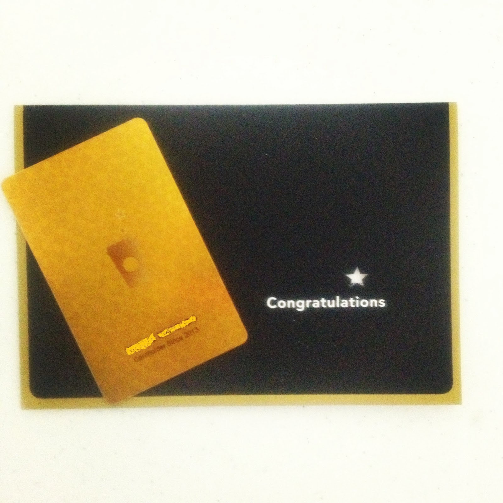 How to get a gold card starbucks