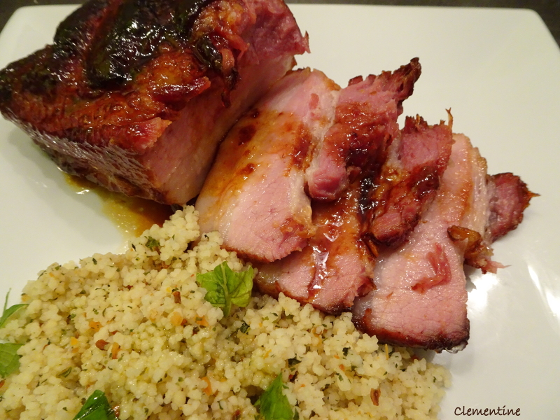 Le blog de Clementine Lard rôti au miel de Tom Kerridge