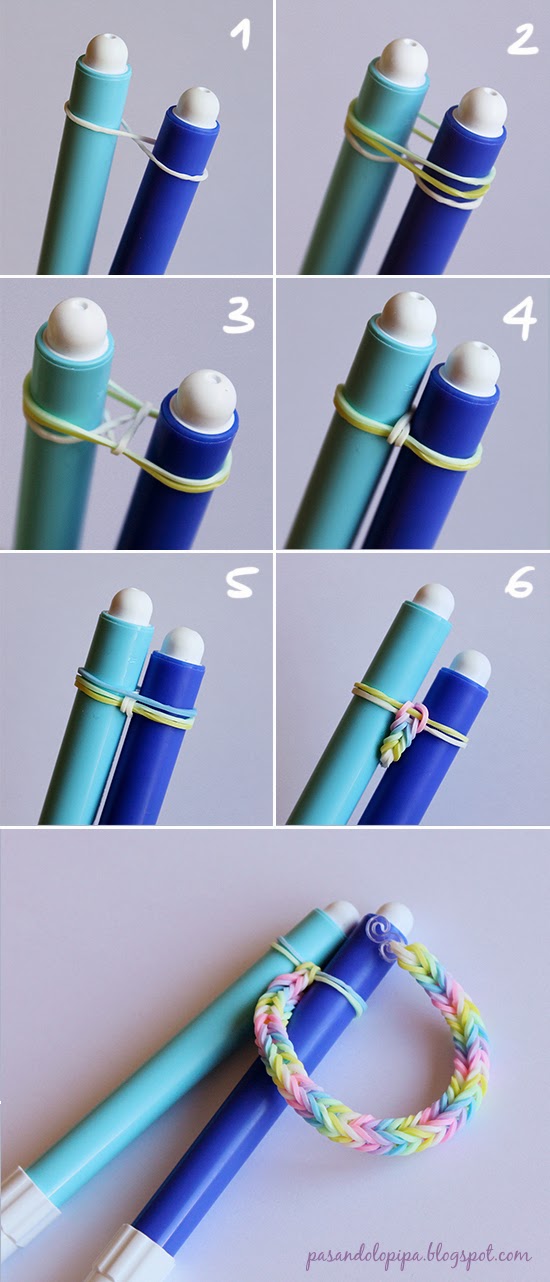 pasandolopipa: DiY Loom bands o pulseras de