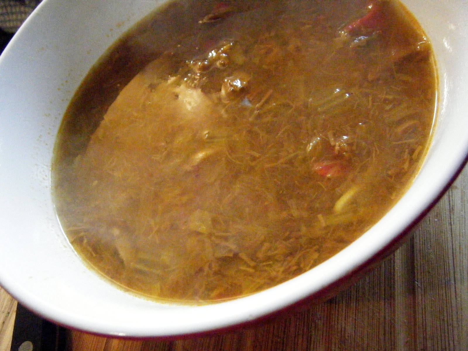 Thomas Yaeger's Transcendental Kitchen Spicy Beef and Leek Soup