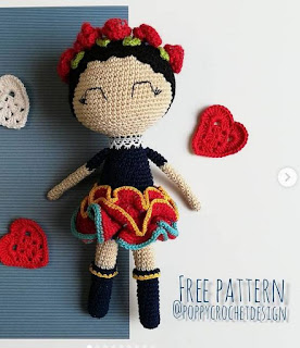 PATRON GRATIS MUÑECA FLOR AMIGURUMI 43078