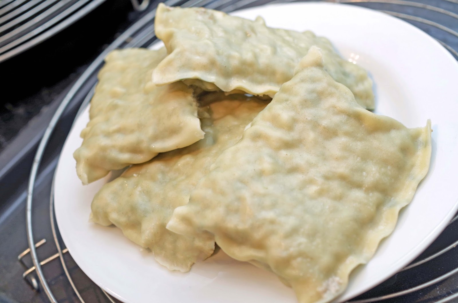 stuttgartcooking: Maultaschen mit geschmelzten Zwiebeln und Kartoffelsalat