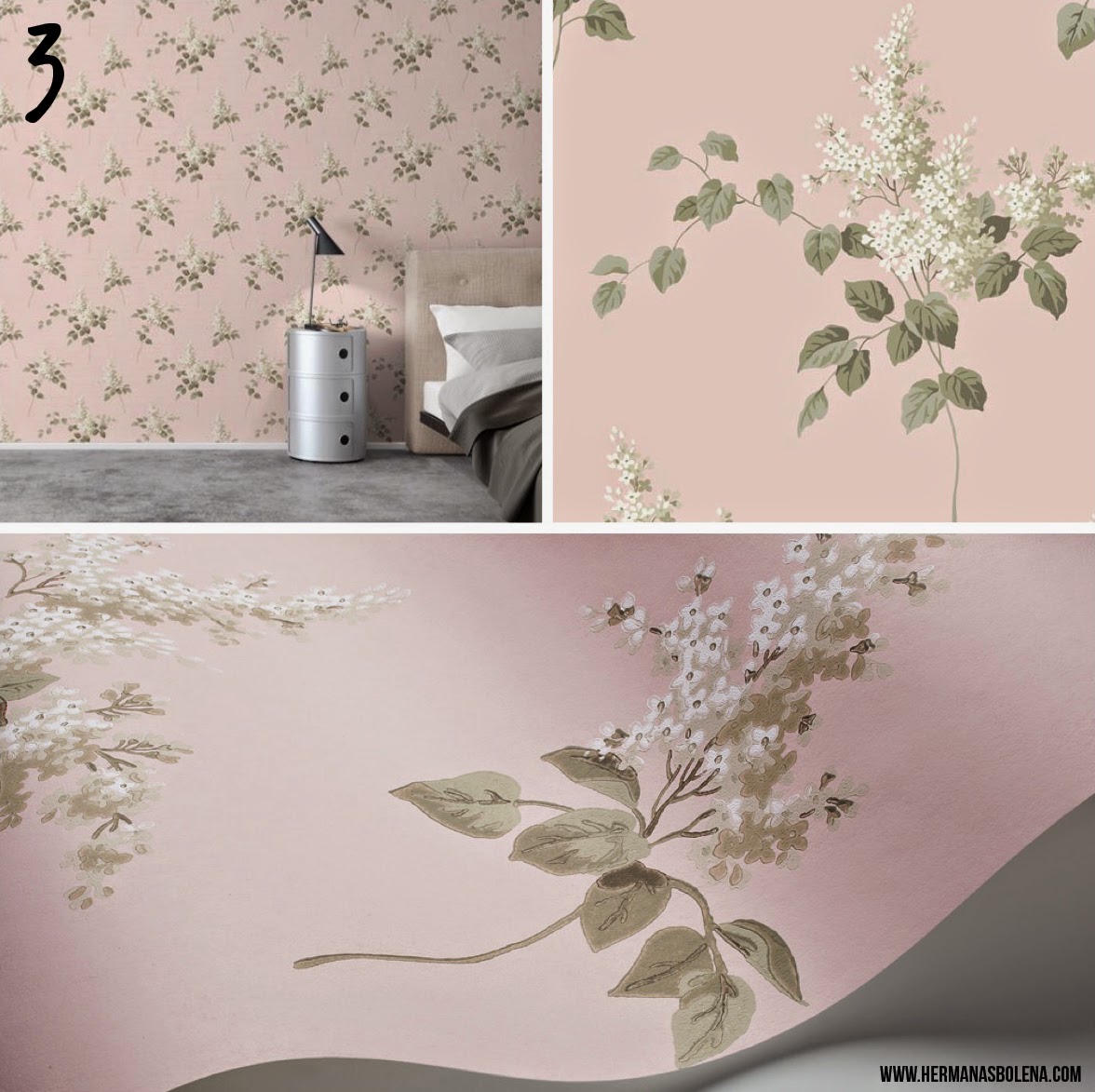 decoración papel pintado salón dormitorio