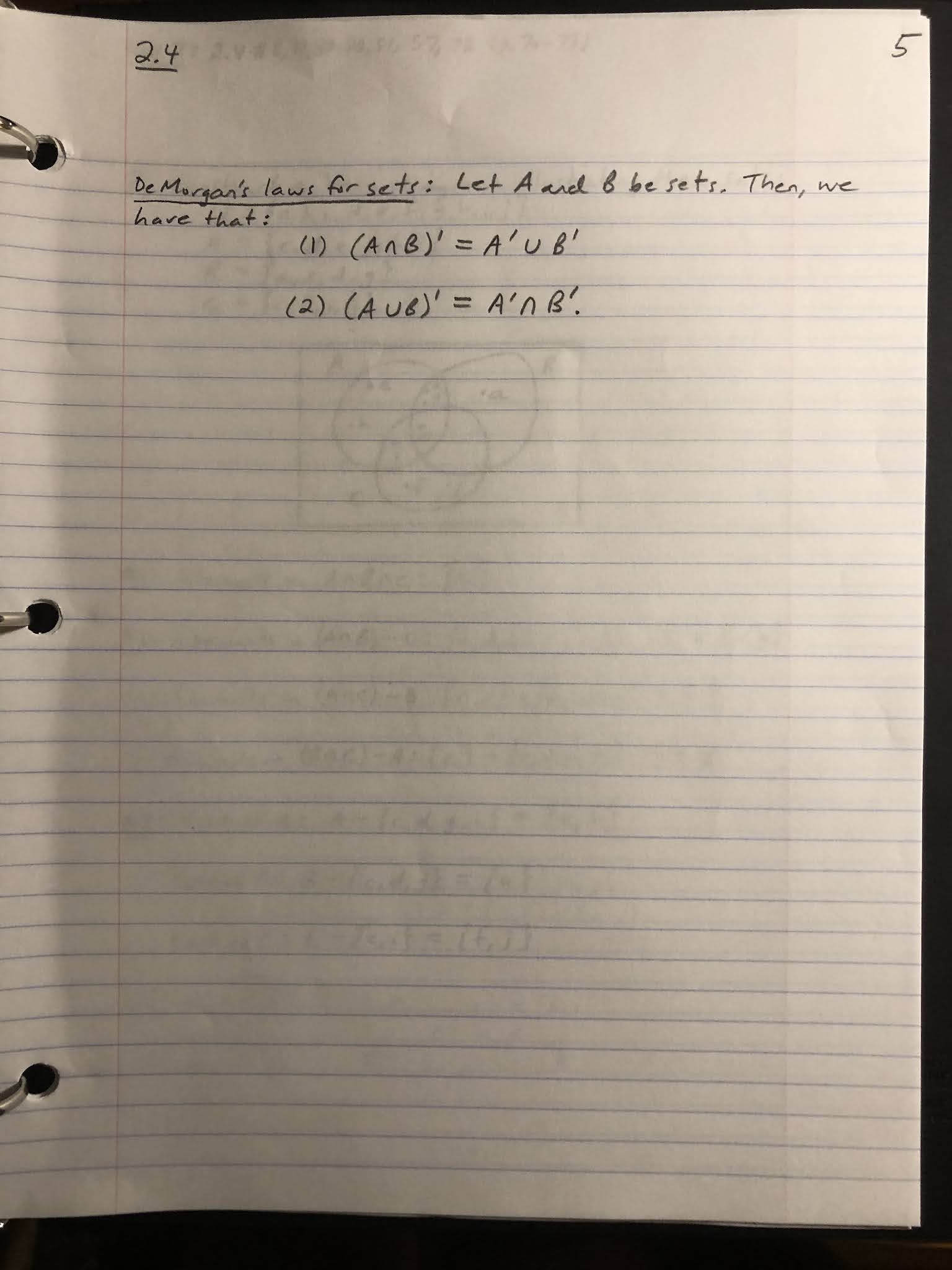 Professor Frank’s Math Blog: 2.4 Venn Diagrams with Three Sets and