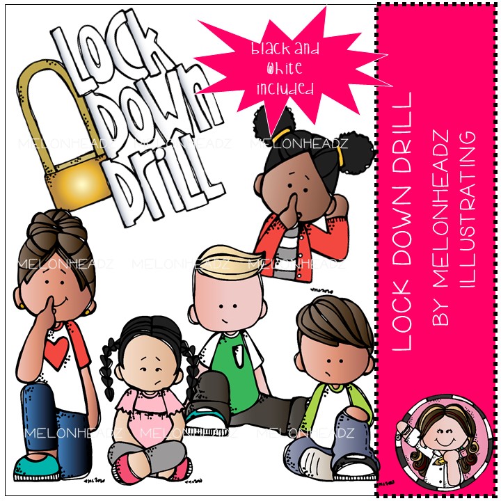 Lock Down Drill clip art Mini