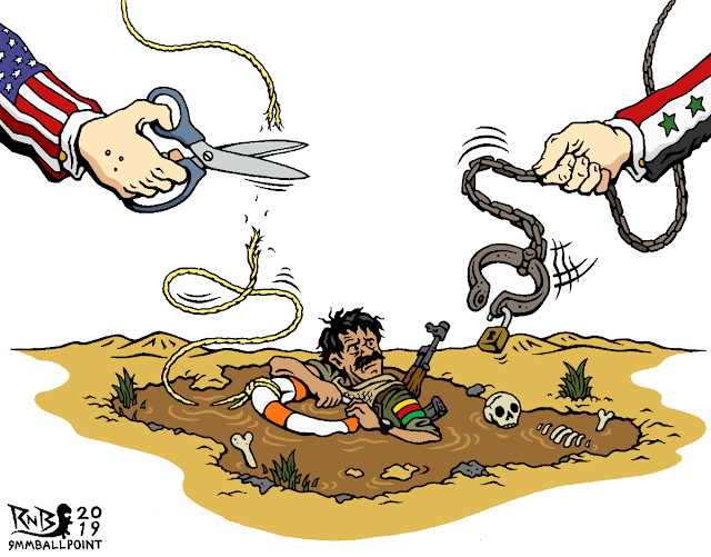 Война в Сирии в зарубежной карикатуре. Ноябрь 2019 