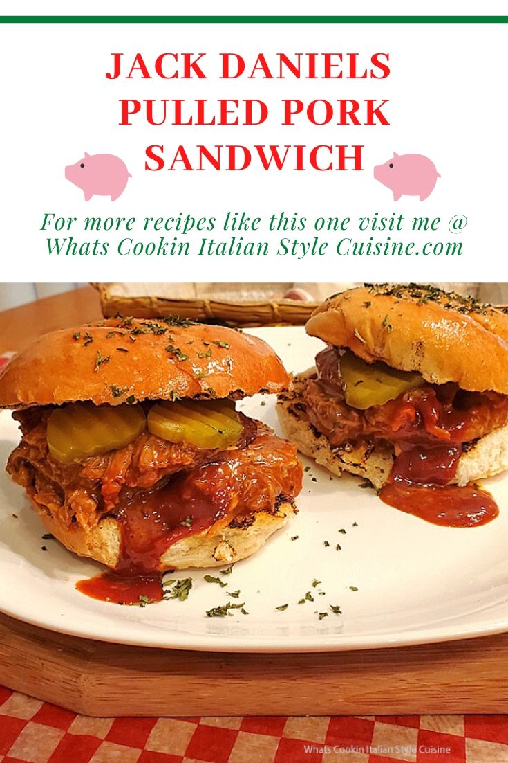 Jack Daniels Pulled Pork Sandwich What's Cookin' Italian Style Cuisine