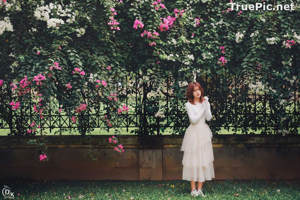 Image Vietnamese Beautiful Model - Bougainvillea Flowering Season - TruePic.net - Picture-5