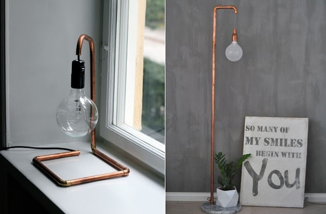 DIY: móveis e objetos de decoração com canos de cobre