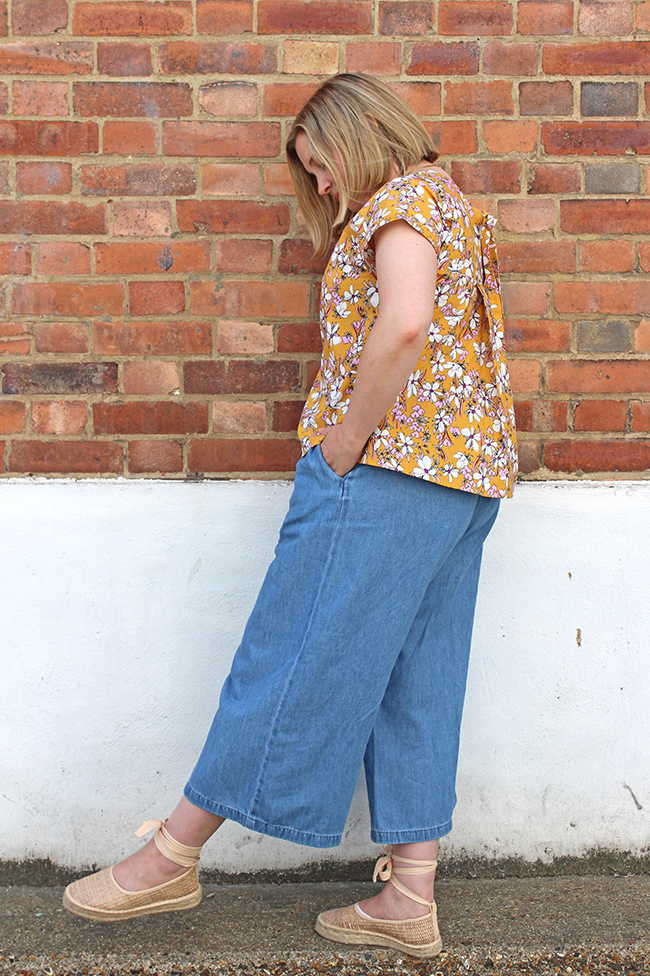 Louise's pleat back Stevie hack - Tilly and the Buttons