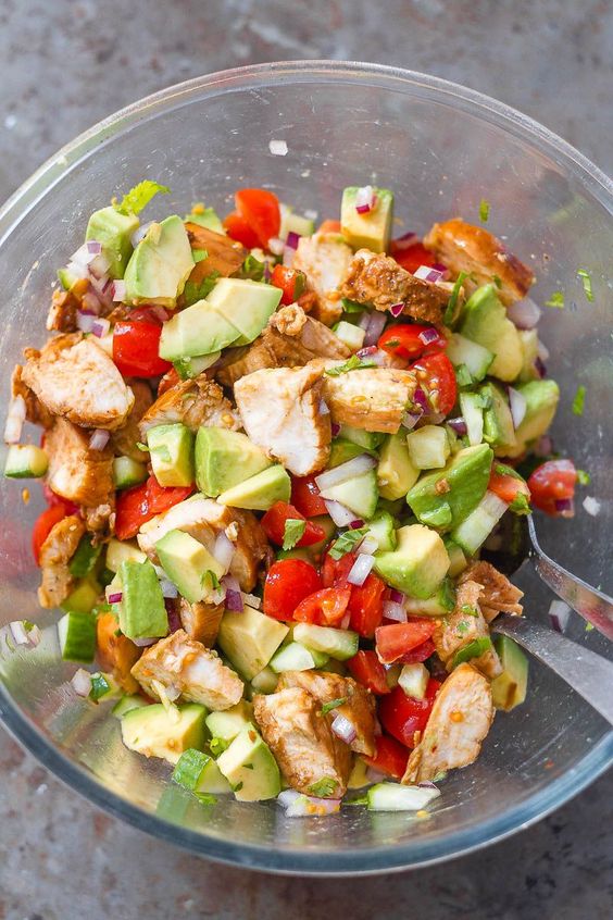 Healthy Avocado Chicken Salad – This salad is so light, flavorful, and easy to make! If you love grilled chicken and avocado, you’ll go crazy for this healthy combo lightened up with a zesty …