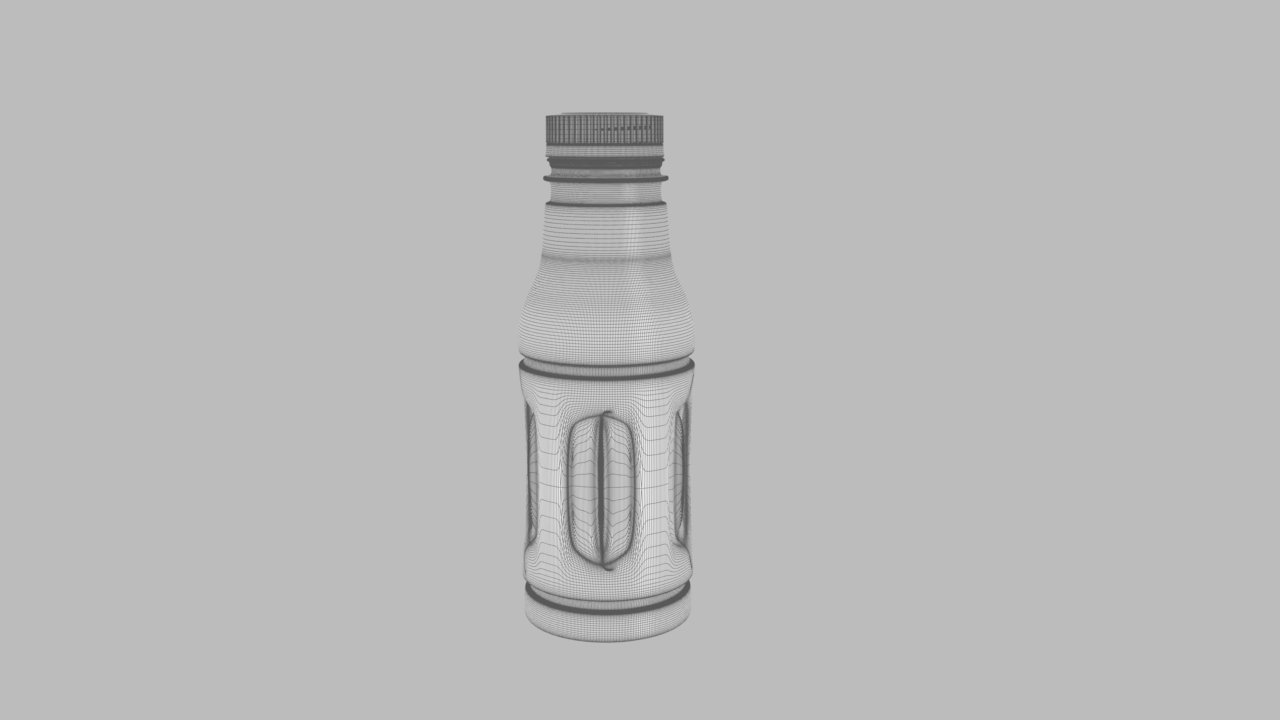 bottle 3D maya product