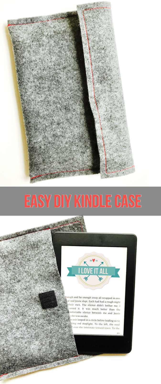Easy DIY Kindle Paperwhite Cover Tutorial