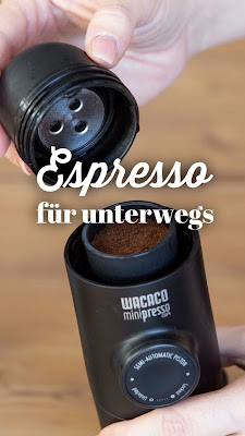 Gear of the Week #GOTW KW 46 | Wacaco "Minipresso" tragbare Espresso-Maschine zum Punmpen | Manuelle Espresso-Pumpe für unterwegs