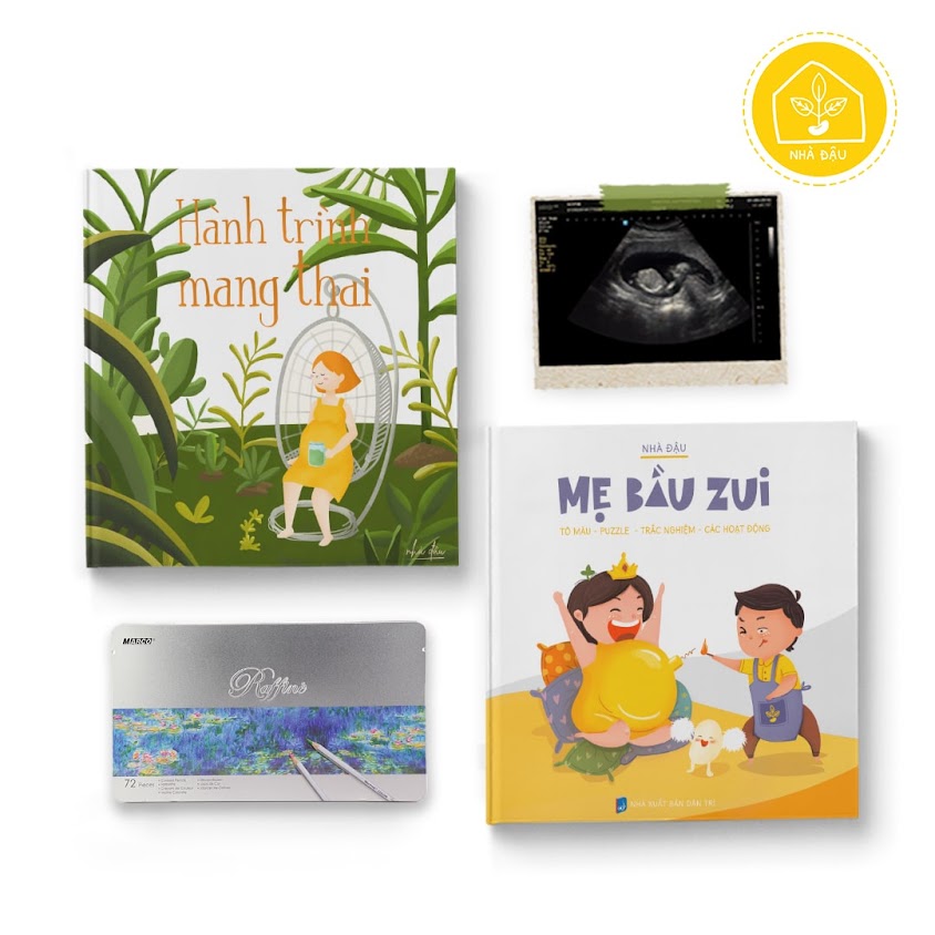 [A116] Hành trình mang thai: Bộ sách thai giáo cực chất cho Mẹ Bầu