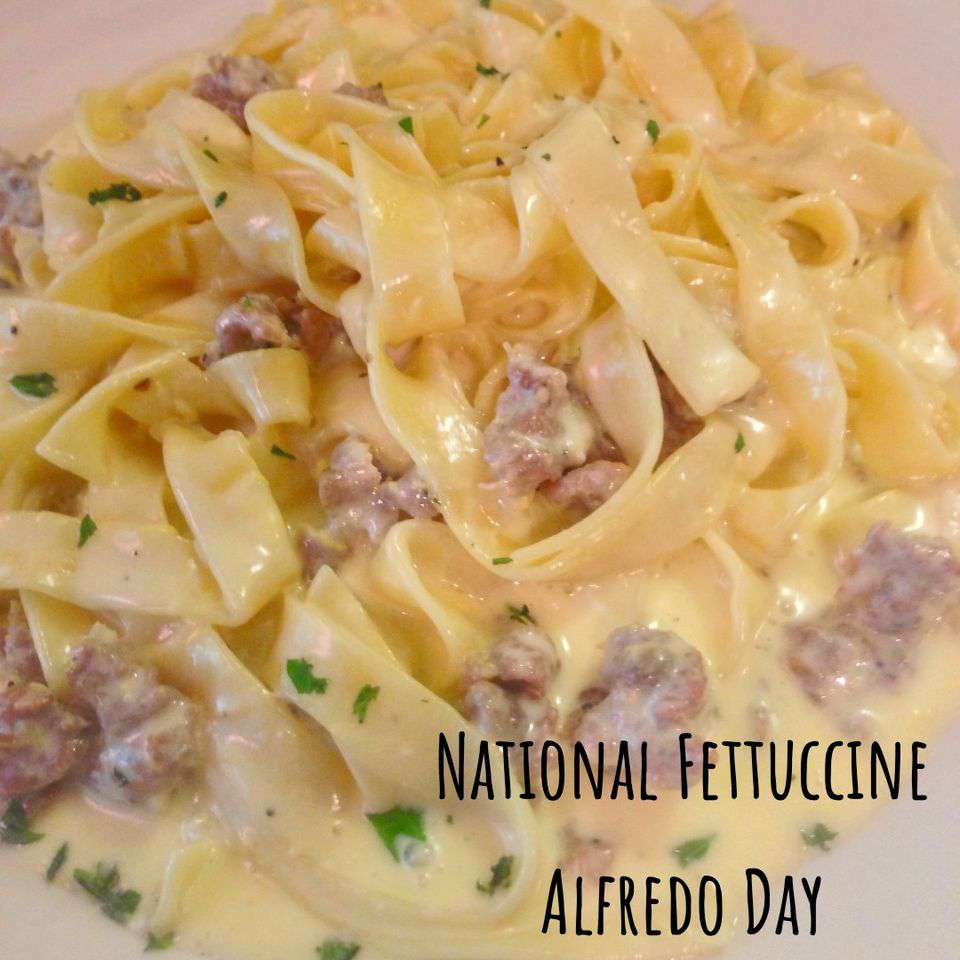 National Fettuccine Alfredo Day Wishes Photos