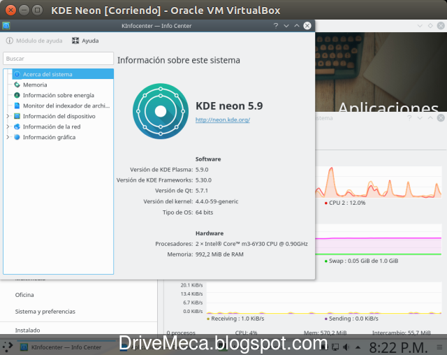 DriveMeca instalando KDE neon Plasma paso a paso