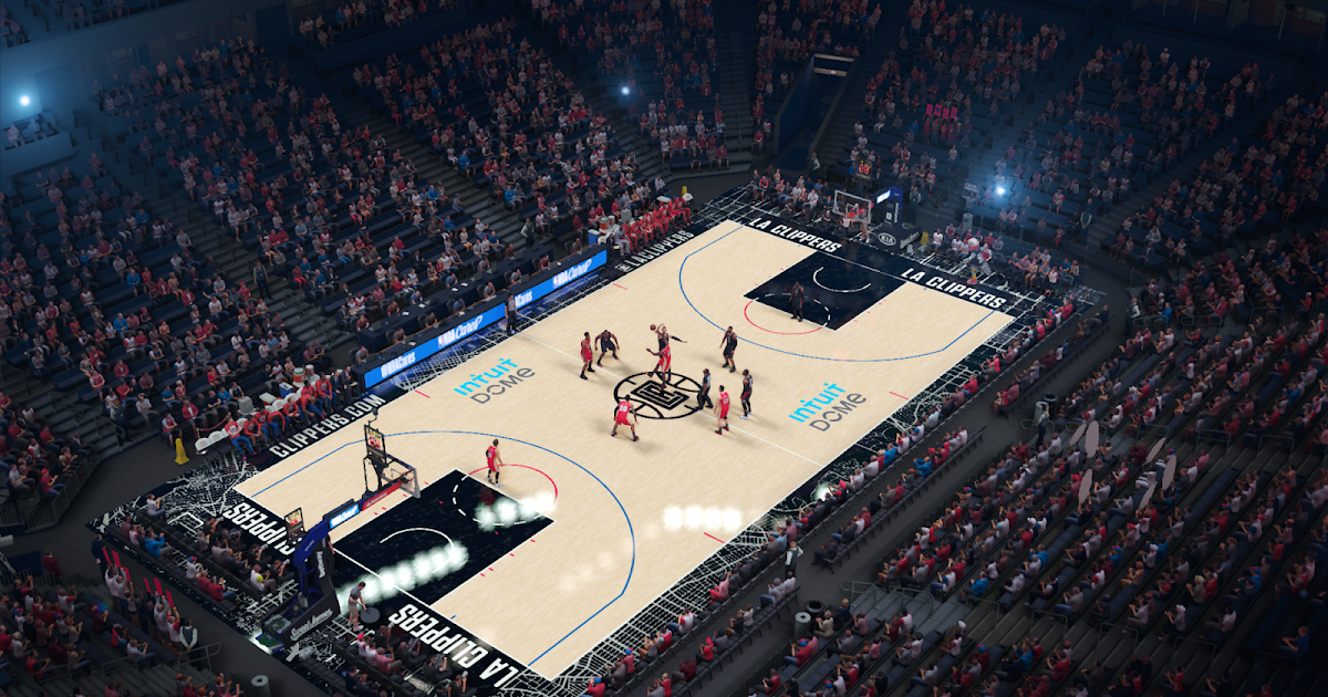NBA 2K22 202425 LA Clippers Court by cheesyy