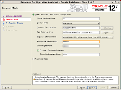 Creating Oracle Container Database in 12c using DBCA | DB Exam Study