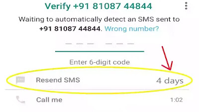 Fix Whatsapp Verification Time Problem Code Waiting And Wrong Code Add Problem