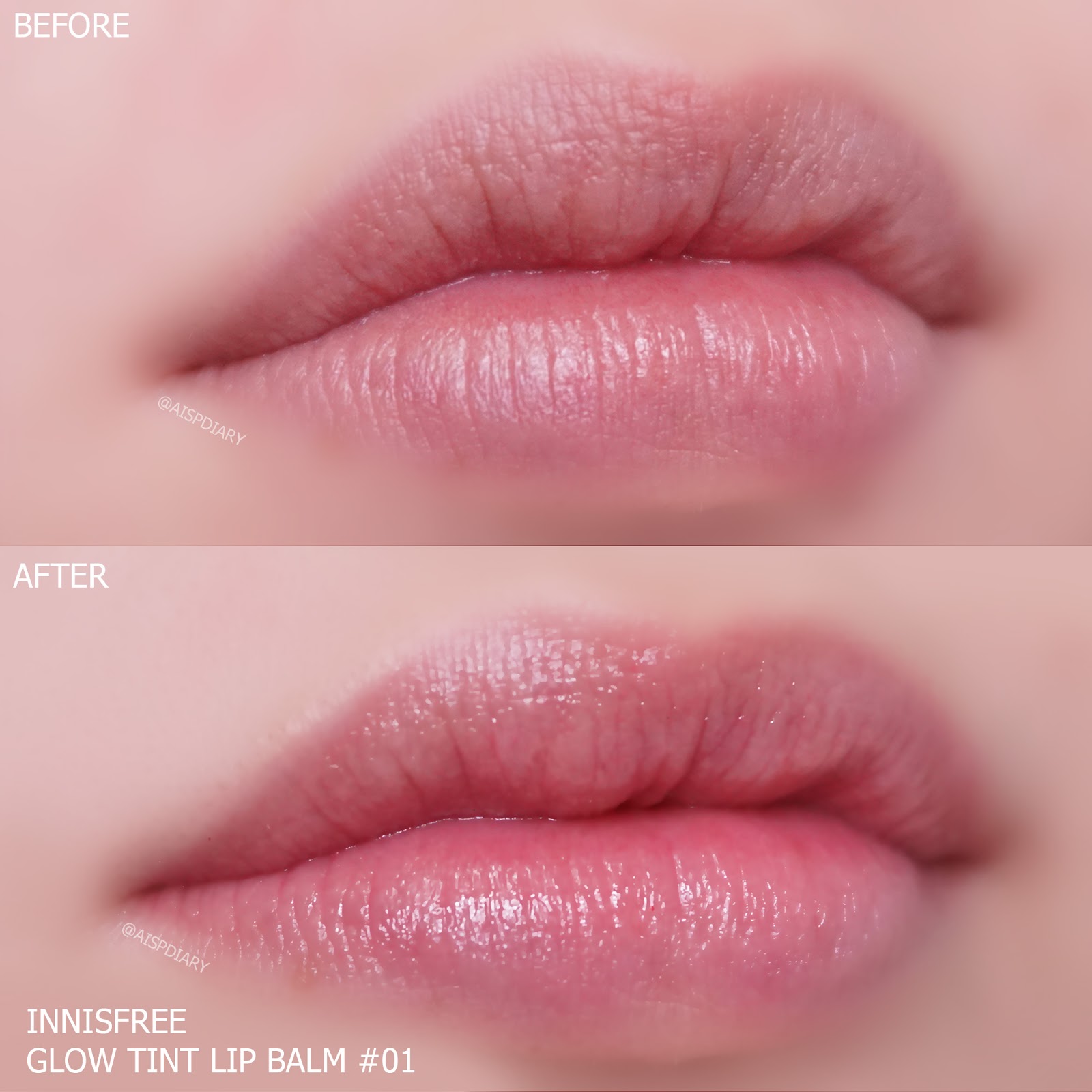 Innisfree glow tint lip balm DUPE Dior lip Glow จริงมั้ย ?? aispdiary