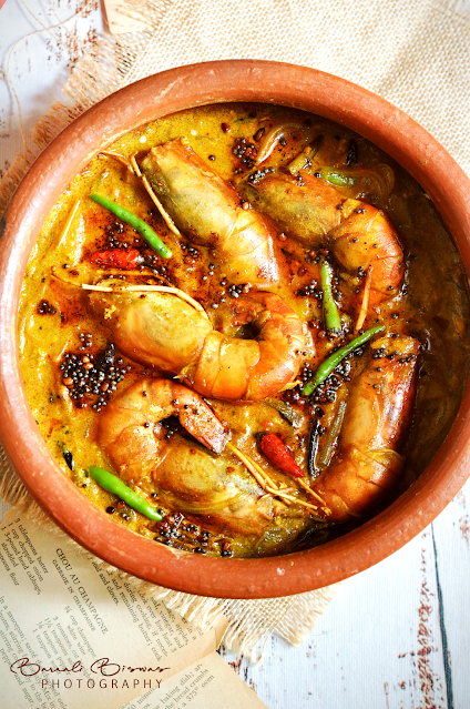 Chemmeen Curry , Kerala Prawn Curry