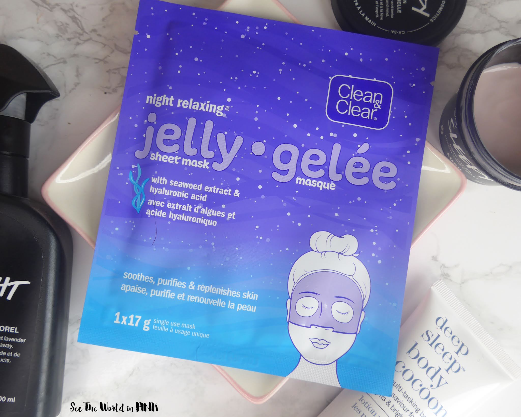 Mask Wednesday - Clean & Clear Night Relaxing Jelly Eye Sheet Mask