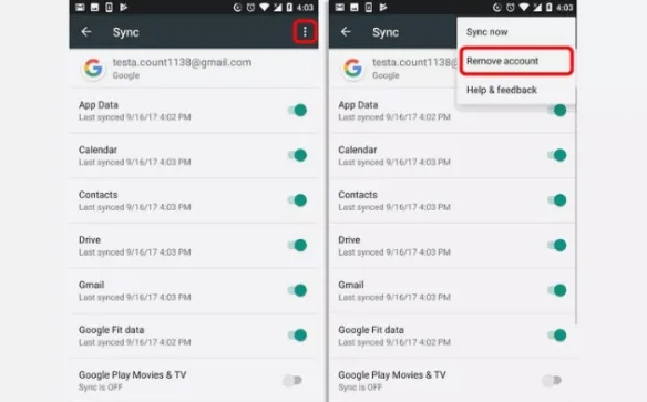 How to remove Google/Gmail Account From Your Android Phone