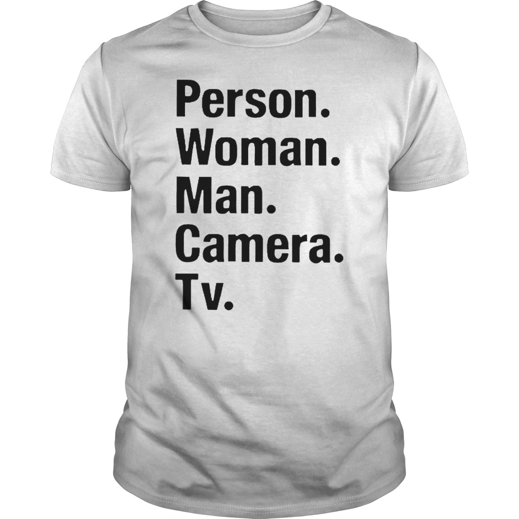 Person Woman Man Camera Tv Shirt