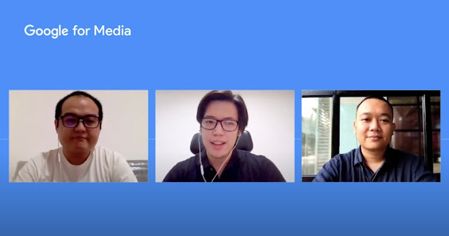 Foto sesi diskusi acara Google for Media