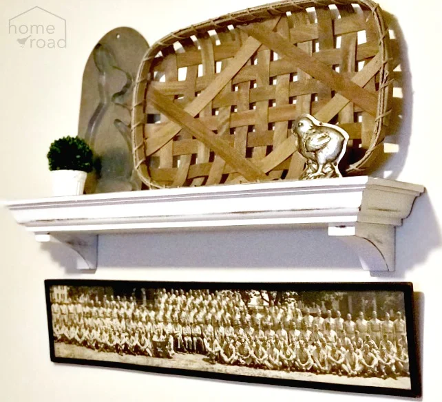 Farmhouse Styled Wall Mantel