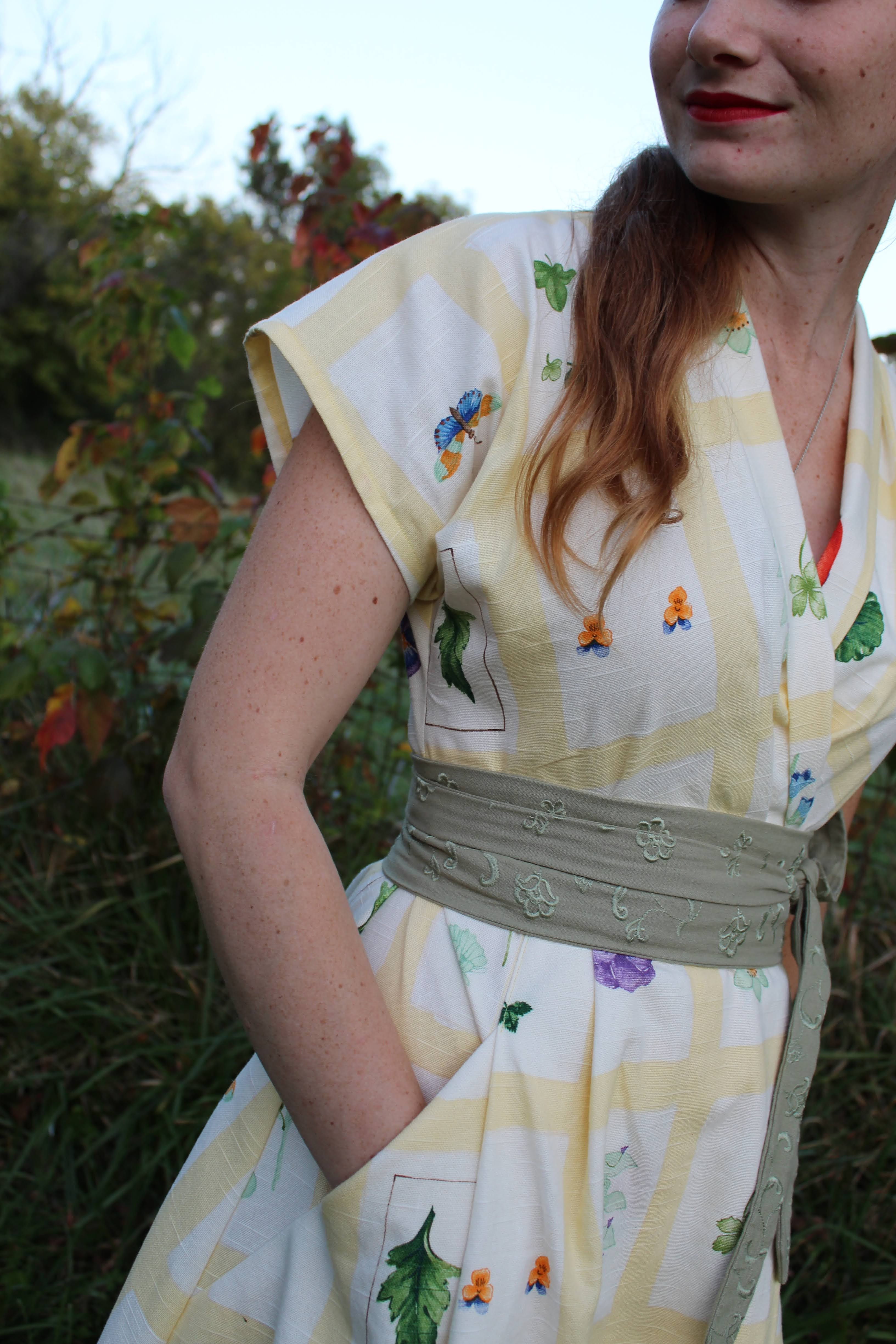 The Sewing Goatherd: The Wild, Wildwood, Curtain Wrap Dress