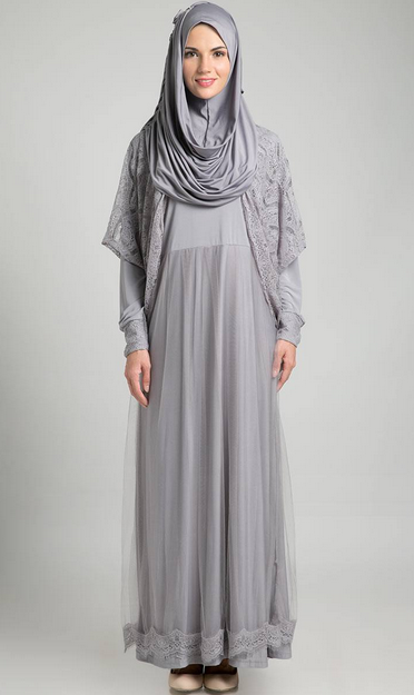 Contoh baju dress gamis modern