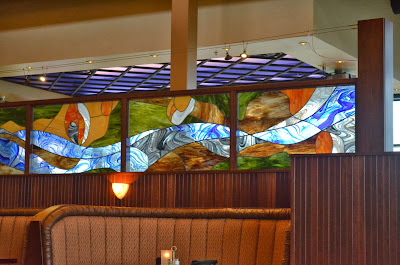 Stained glass partitians Photo by Trisha Field