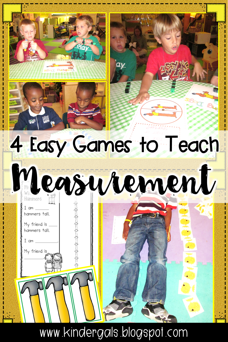 KinderGals: Teaching Measurement with Games