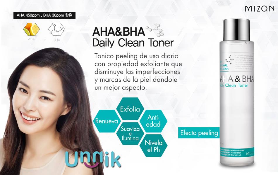 Unni-K: MIZON - AHA & BHA Daily Clean Toner