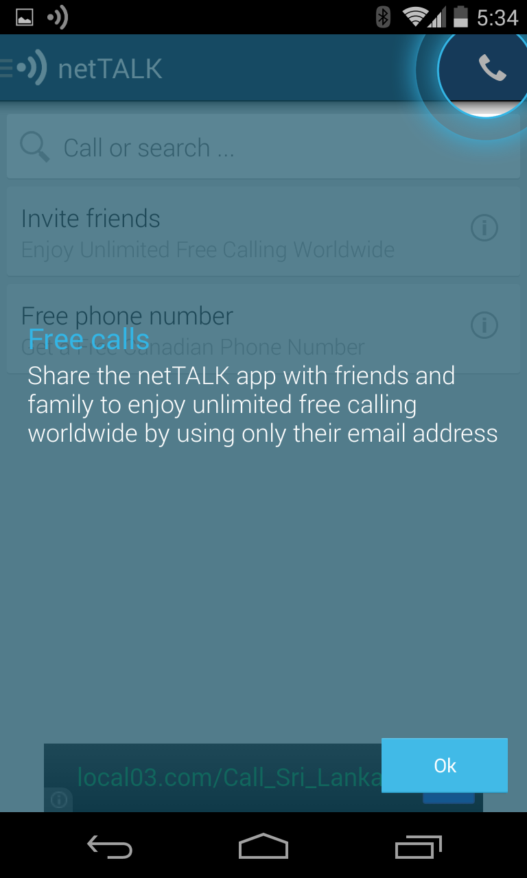 netTalk has an app for exclusively us Canadians