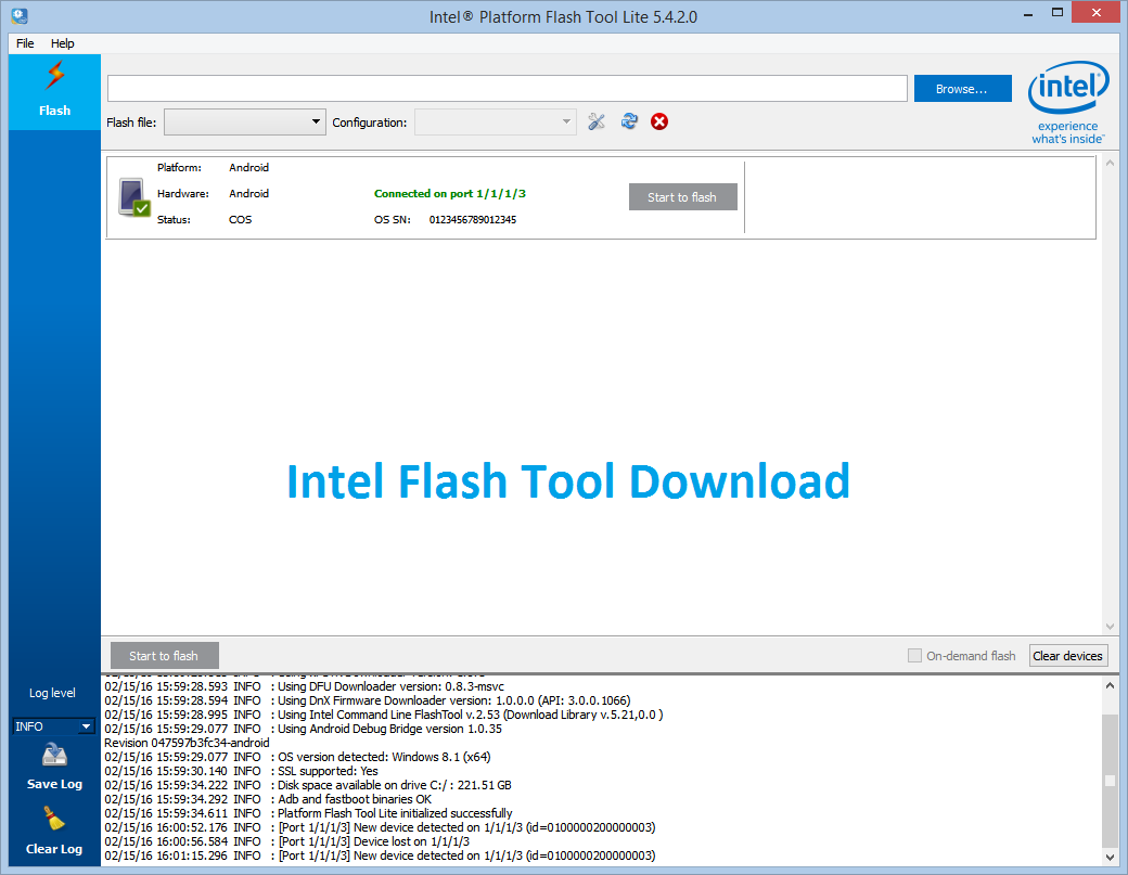 intel flash programming tool fptw64