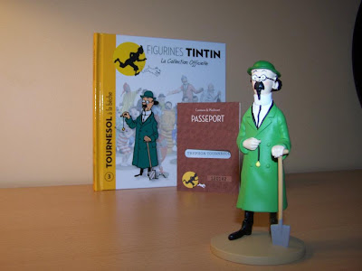 Poupée Tintin Professeur Tournesol 60cm - Promotion Fruit D'Or Lombard 1985