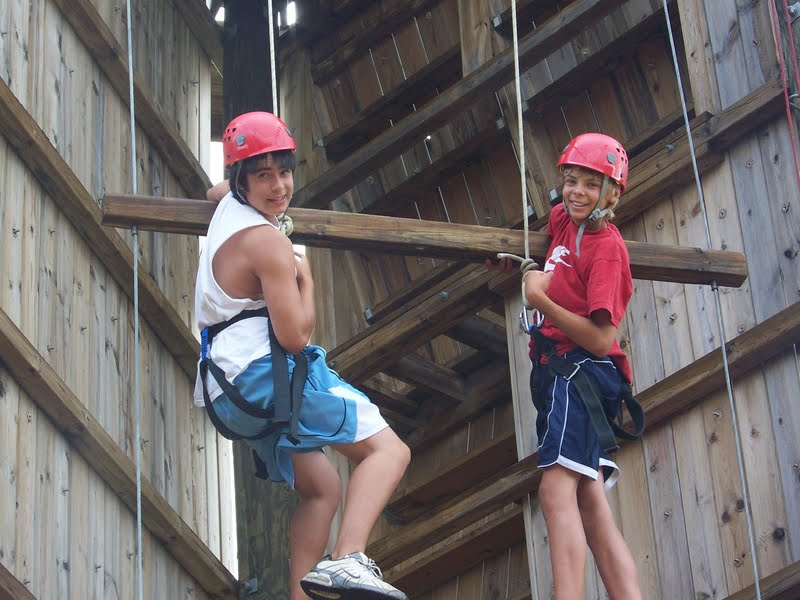 Summers of Pathways: Dangle Duo + Rockwall + Low Ropes = A Great Start ...